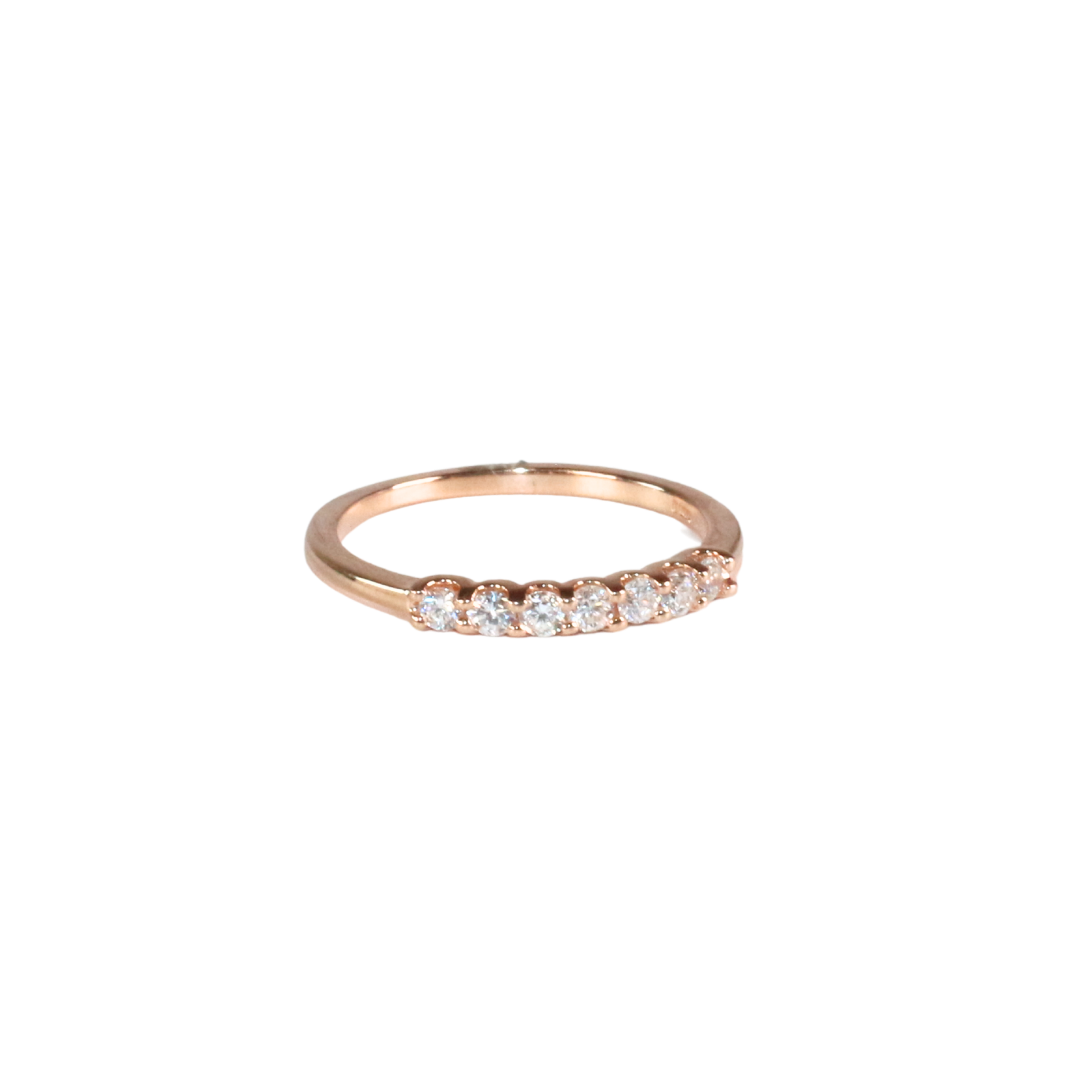 Diamond Rose Gold Front Ring size 5 3/4 rose gold