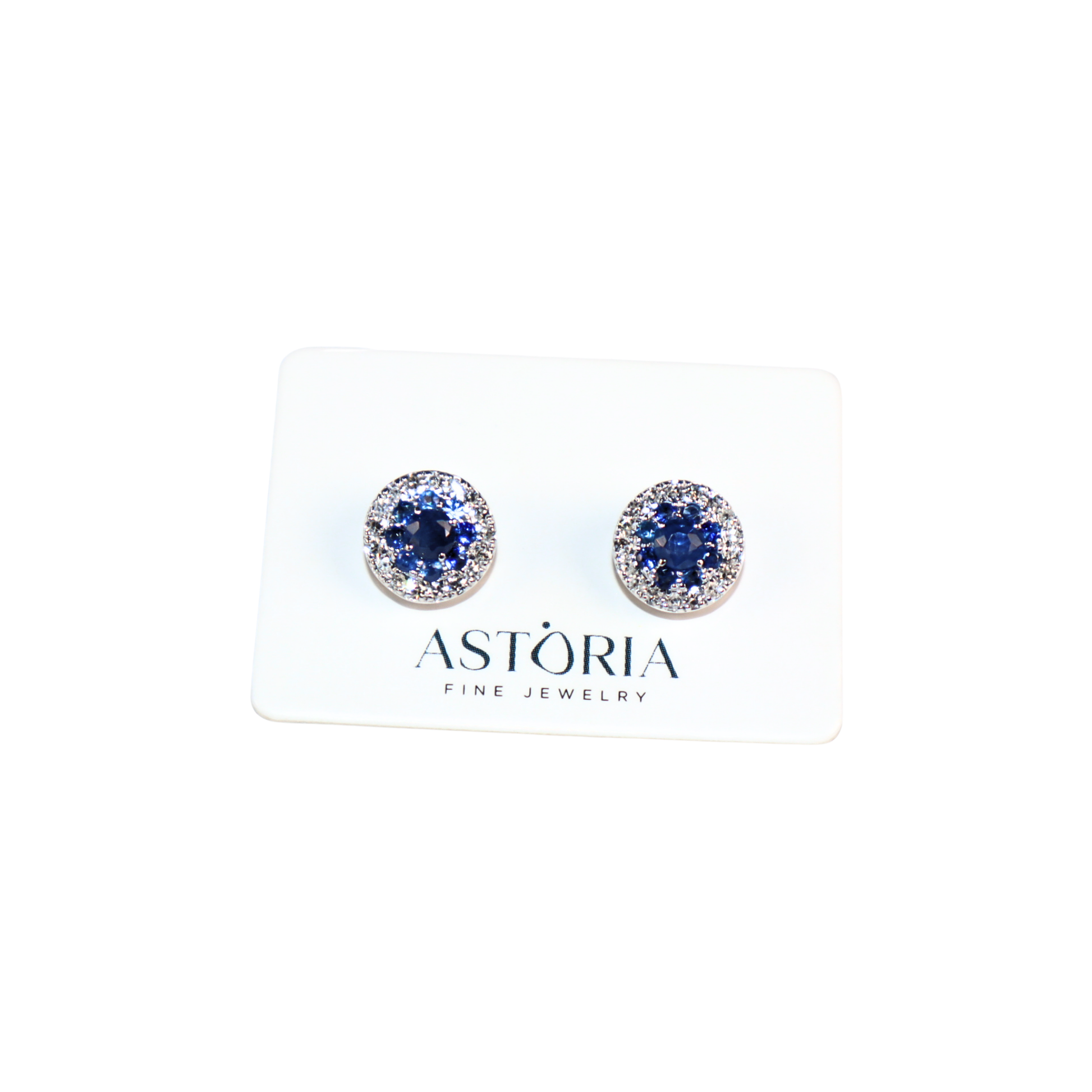 Sapphire Glow Studs