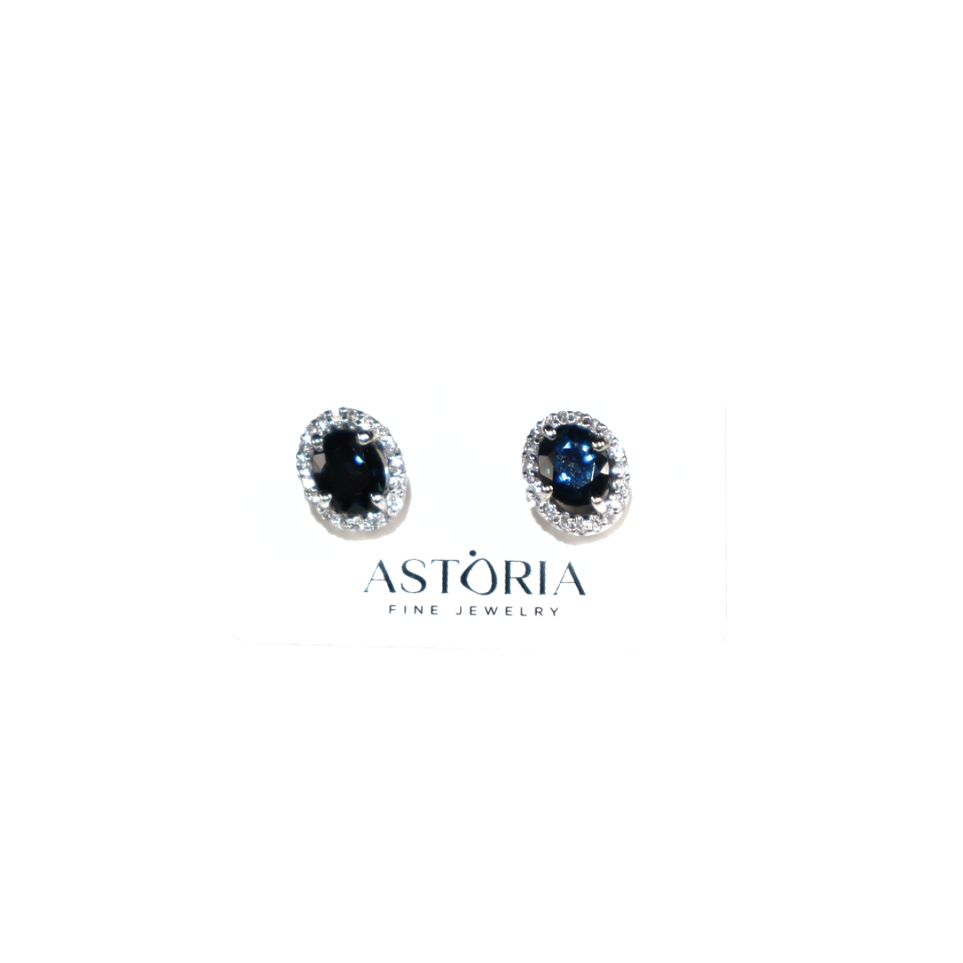 Midnight Halo Studs