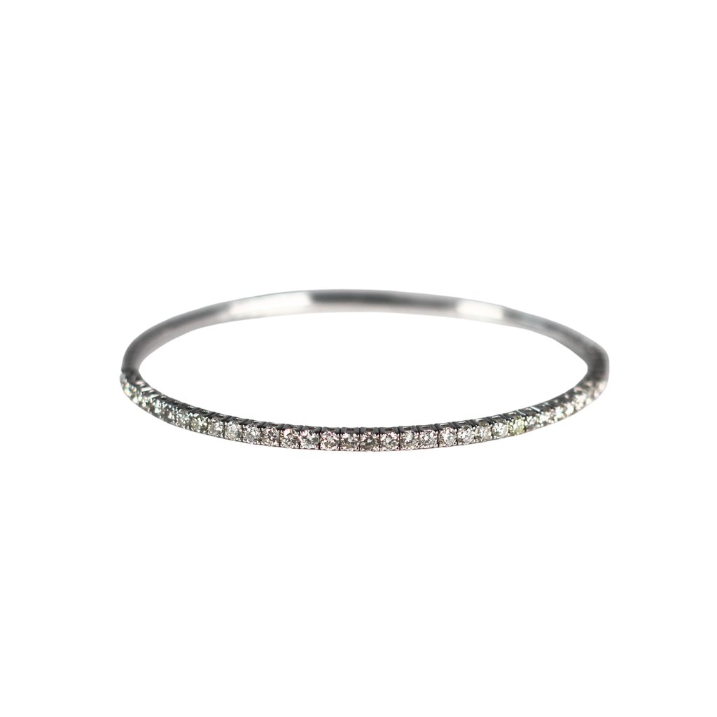 Half Tennis Bangle Flexible 2ctw