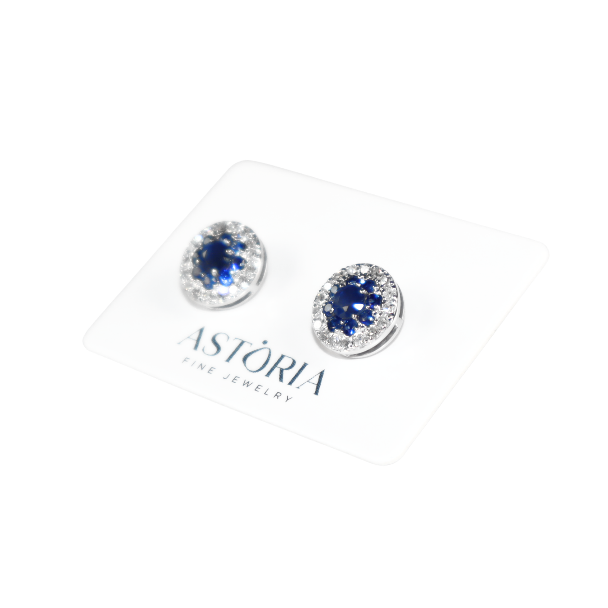 Sapphire Glow Studs