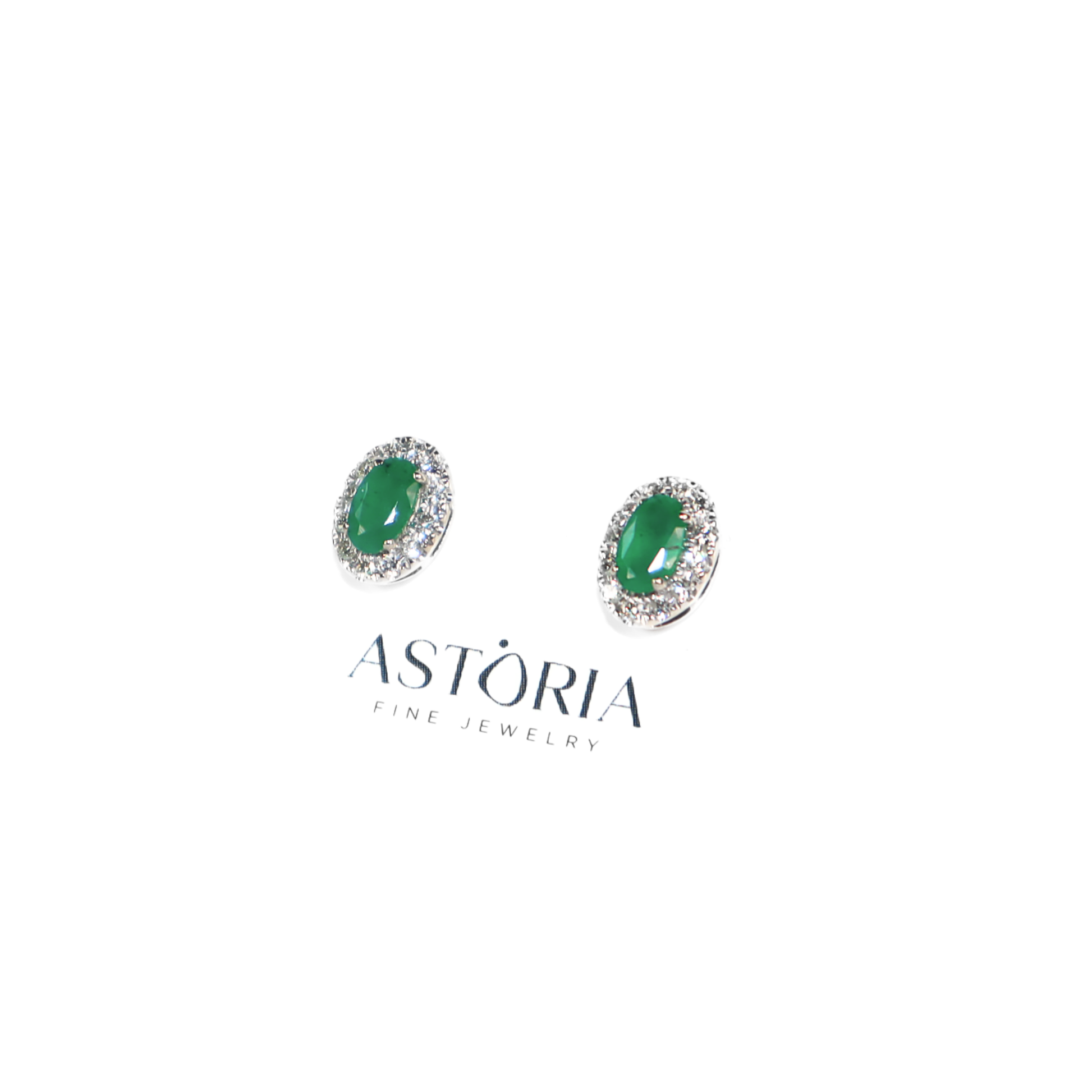 Esmeralda Muse Studs (oval)