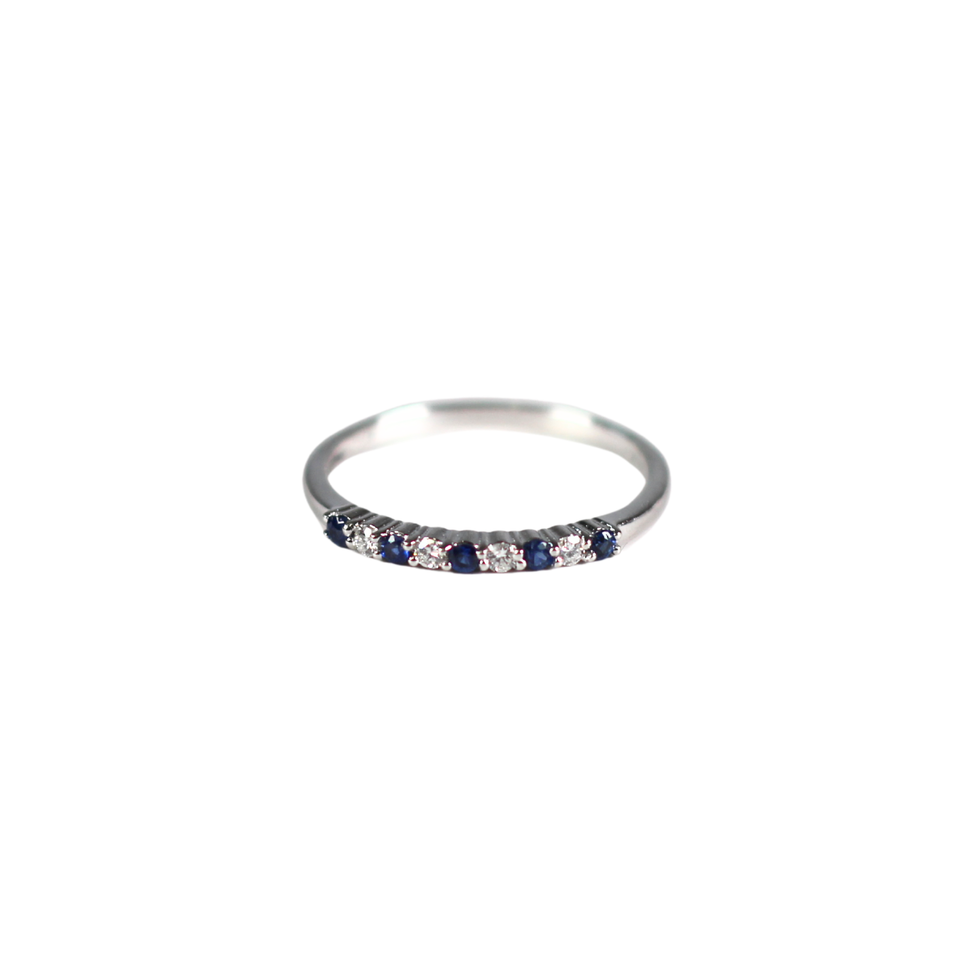 Sapphire Duo Light Ring size 7 white gold