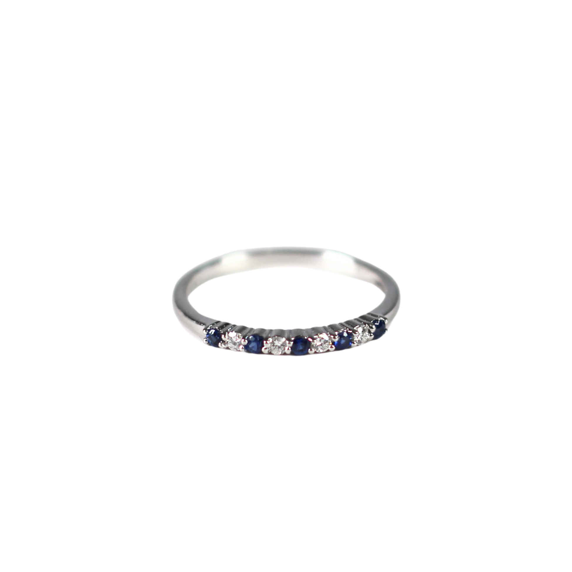 Sapphire Duo Light Ring size 7 white gold