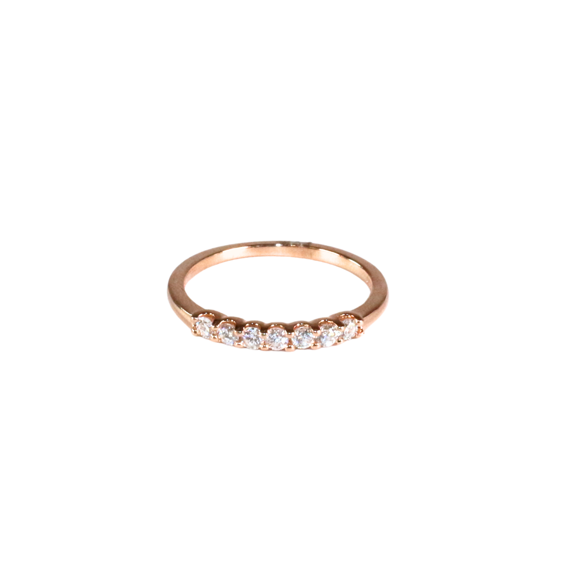 Diamond Rose Gold Front Ring size 5 3/4 rose gold