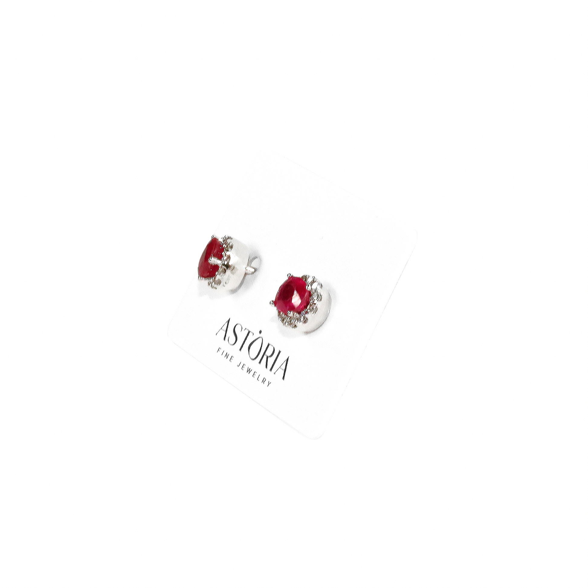 Ruby Moonlit Studs